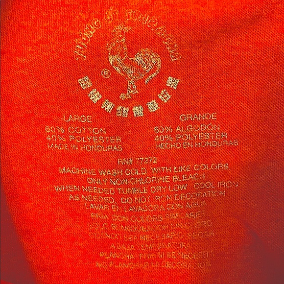 Sriracha Branded Novelty Tee Shirt - Light Red - Picture 2 of 2